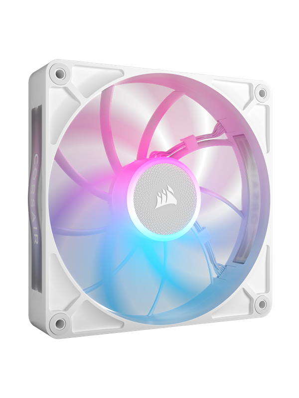 Corsair iCUE LINK RX140 RGB MAX - Kabinettvifte - 140mm - Hvit med RGB-lys - 36 dBA