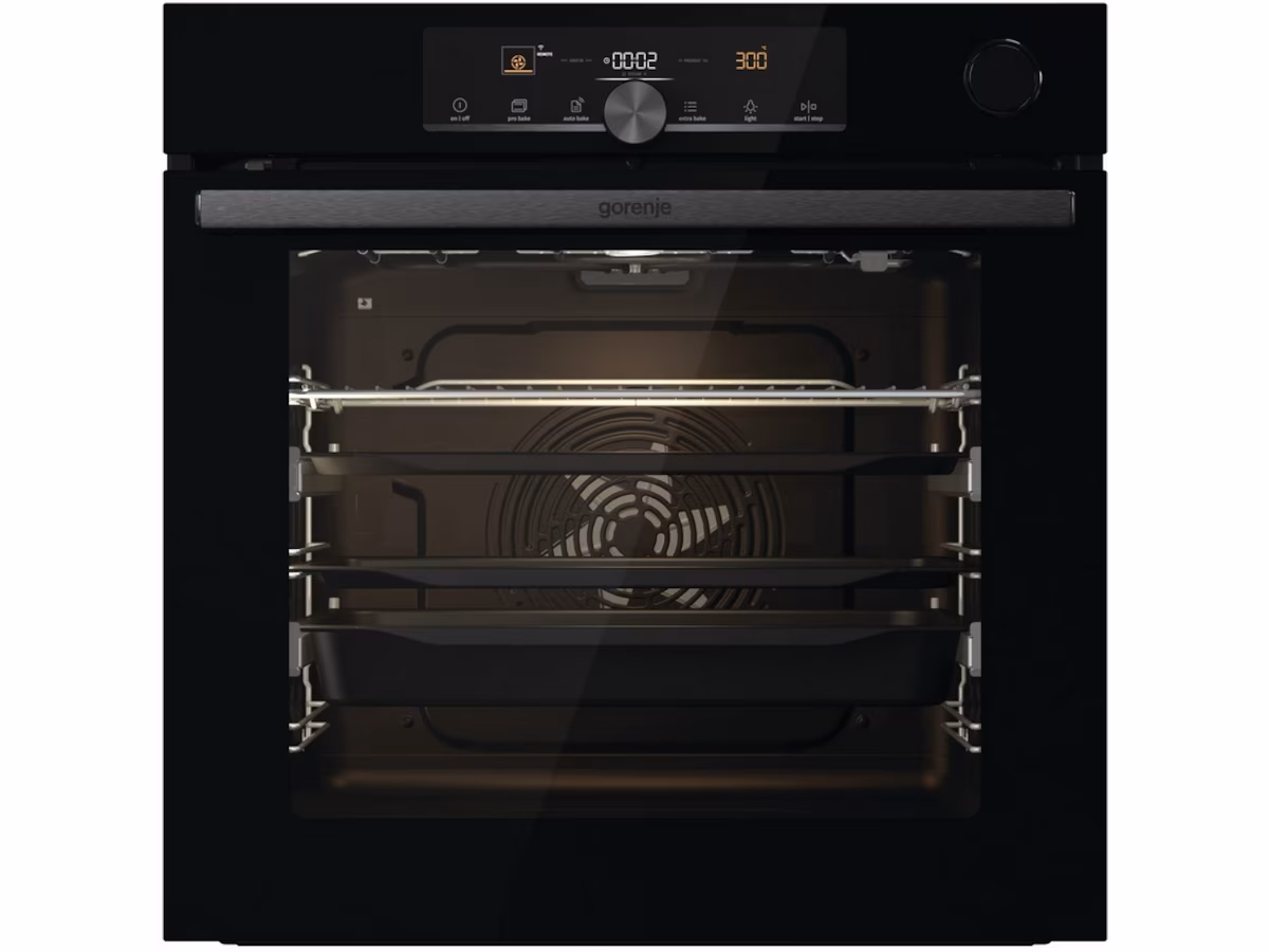 Gorenje BPSA6747A08BGWI Innebygd pyrolyseovn (sort)