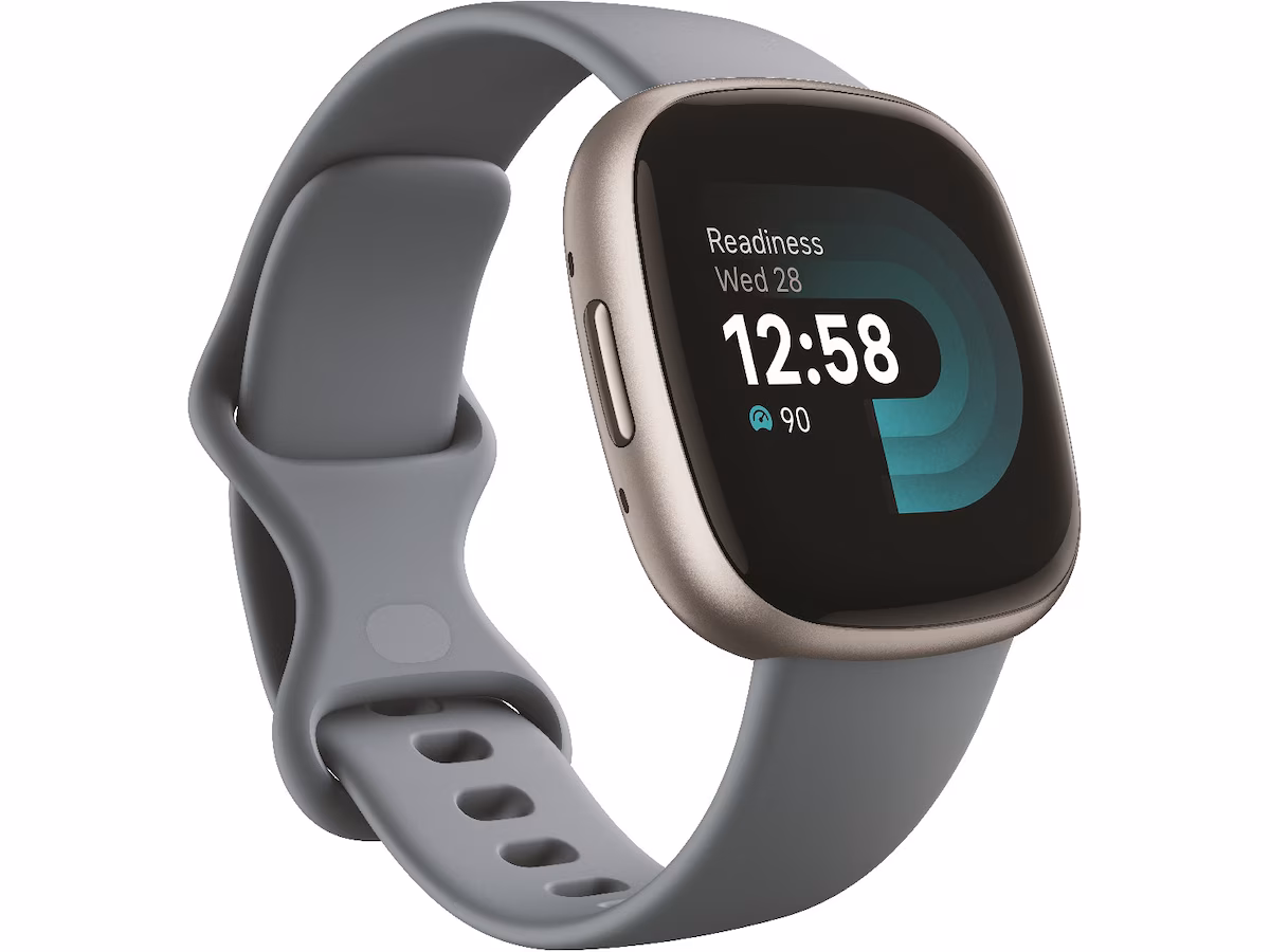 Fitbit Versa 4 Waterfall (blå/platina)