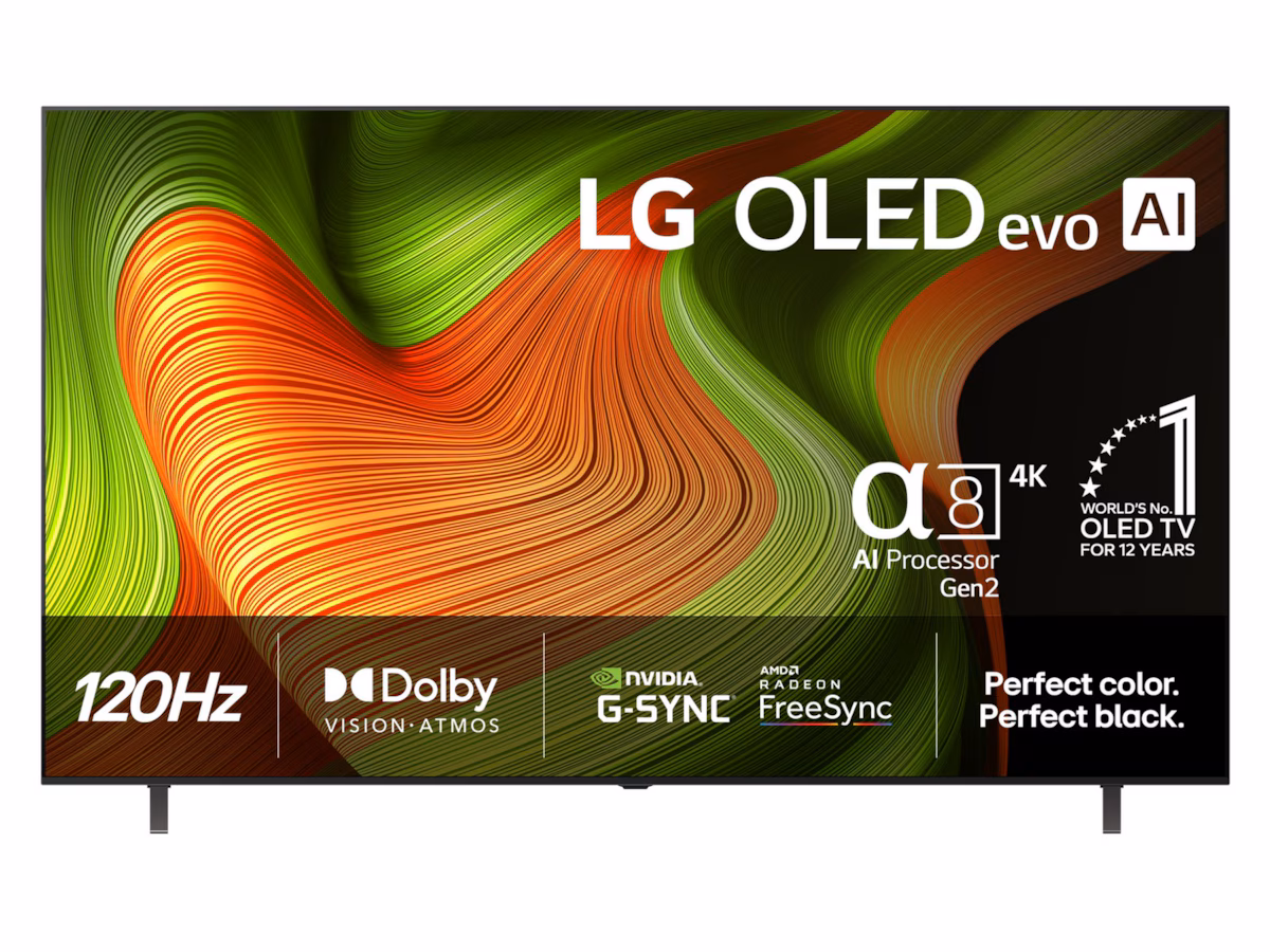 65 tommer LG OLED B5 AI 4K Smart TV 2025 -B-Grade