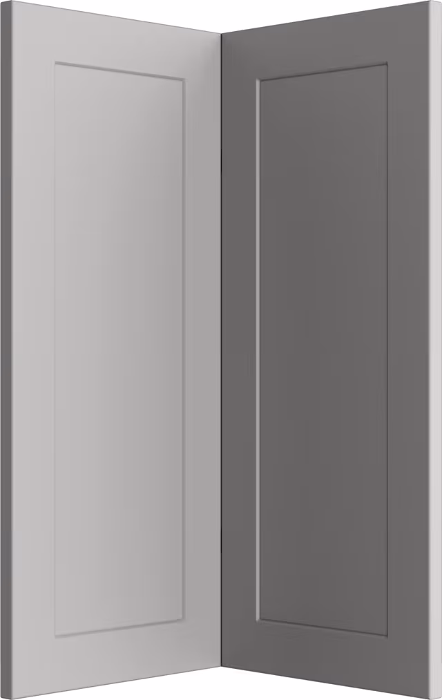 Epoq Canvas Steel Grey gulvhjørnedørfront