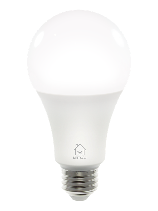 Deltaco SMART HOME LED light E27 WiFI 9W 2700K-6500K dimmable white