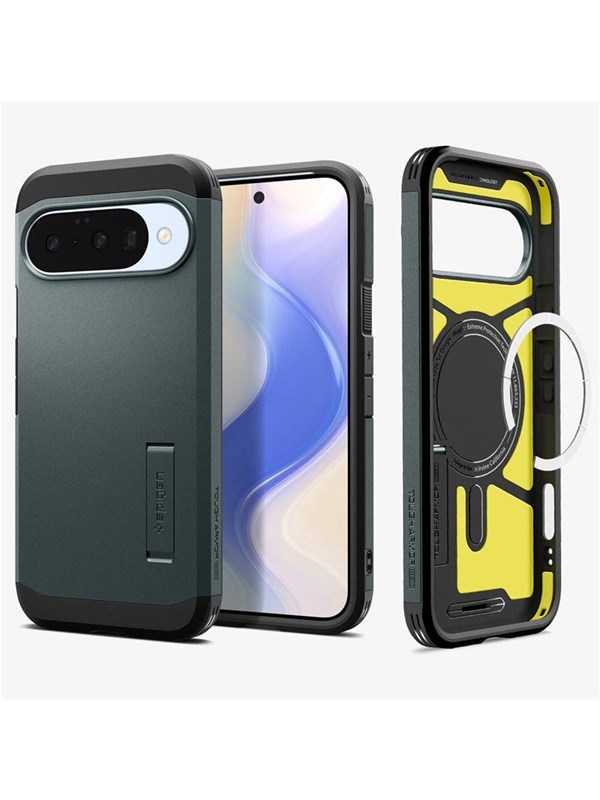 Spigen Tough Armor MagSafe - abyss green - Google Pixel 10 Pro/Pixel 10