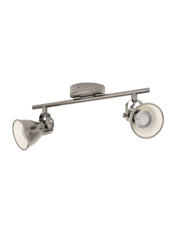 EGLO SERAS spot rail 2L antique nickel/cream