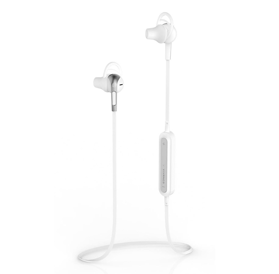Vivanco Sport Fitness BT Ear-clip Headset White