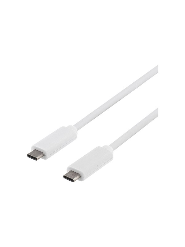 Deltaco - USB-C cable - 24 pin USB-C to 24 pin USB-C - 1 m
