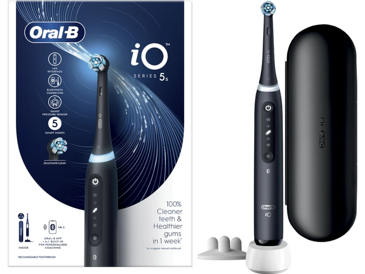 Oral-B iO 5S Elektrisk Tannbørste (sort)