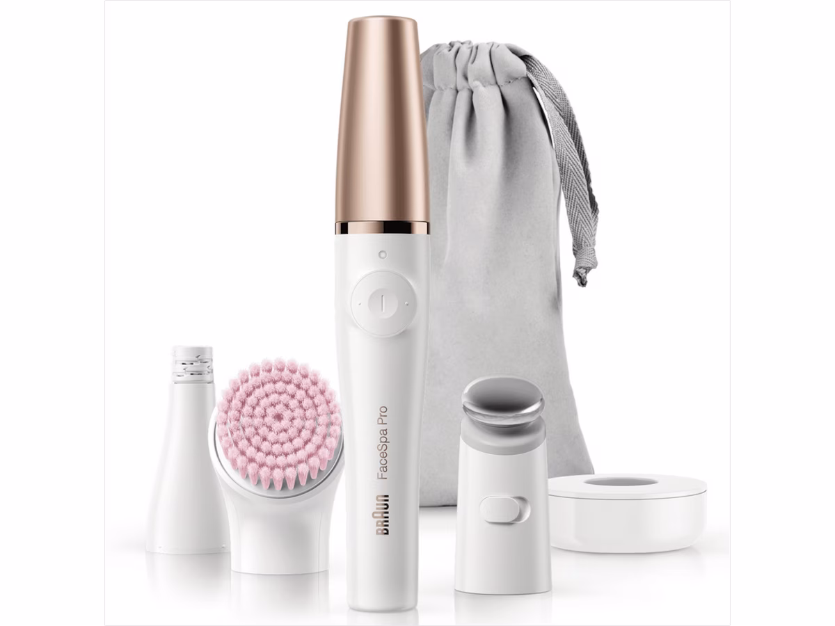 Braun FaceSpa Pro 912 Ansiktsepilator (hvit/bronse)