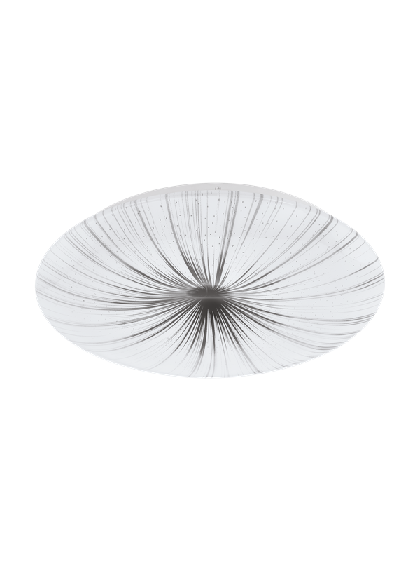 EGLO NIEVES plafond Ø41 cm 19.5W LED 2300 lm white/silver