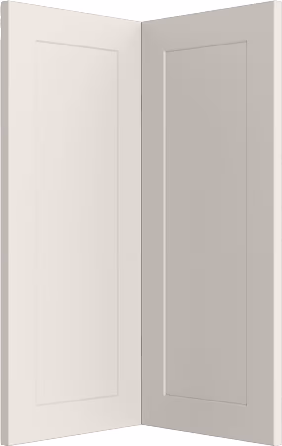 Epoq Canvas Warm White hjørnedørfront gulv