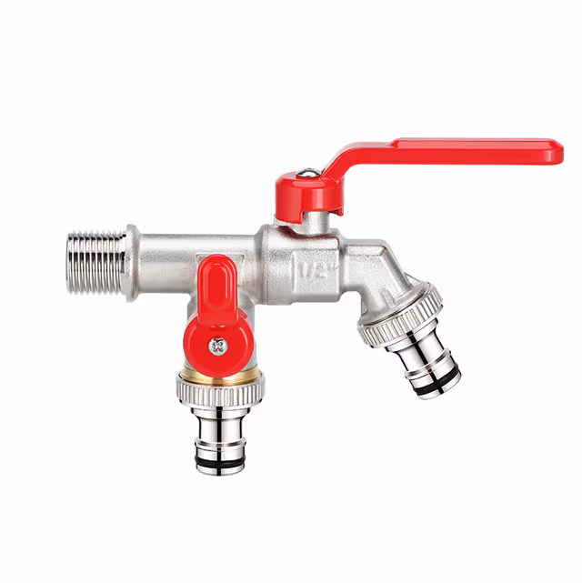 Frostsikker vannkran - Utendørskran med dobbelt uttak