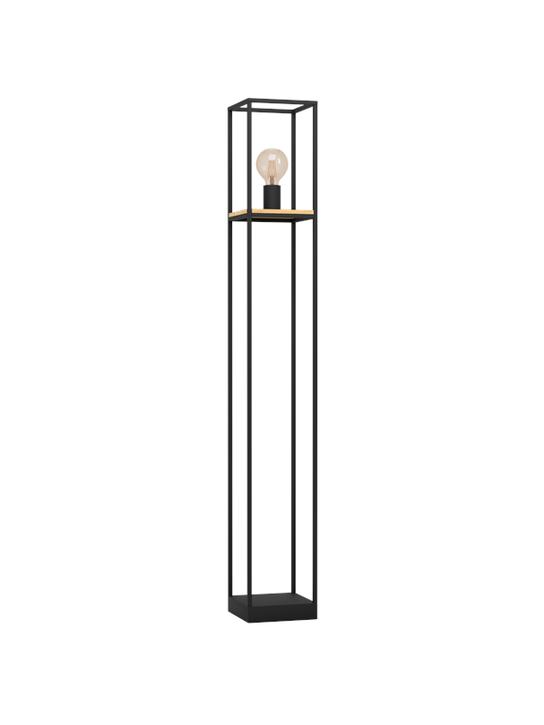 EGLO LIBERTAD floor lamp black/brown