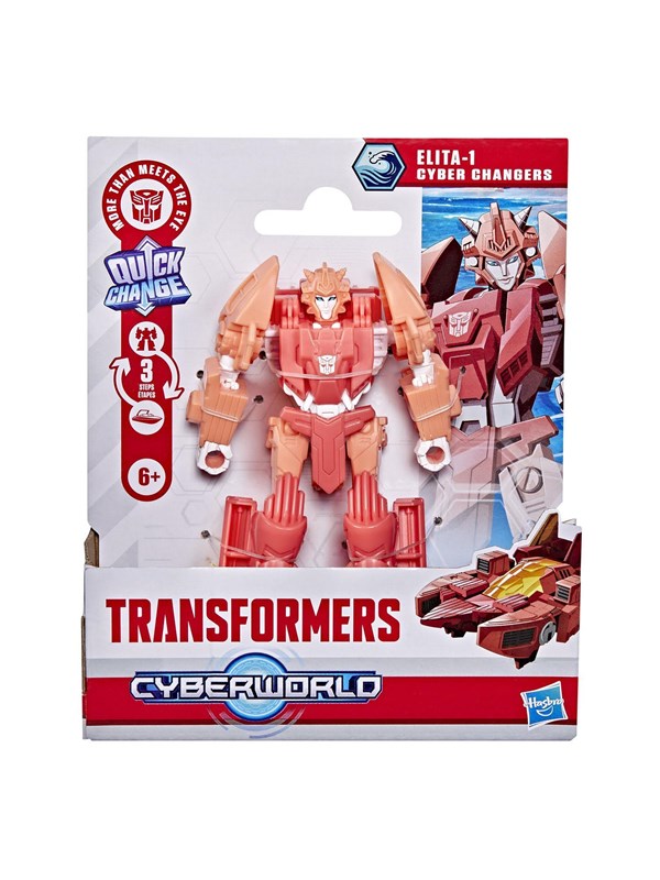 Transformers TRA Cyberworld 4in Figure Cyber Changer Elita-1
