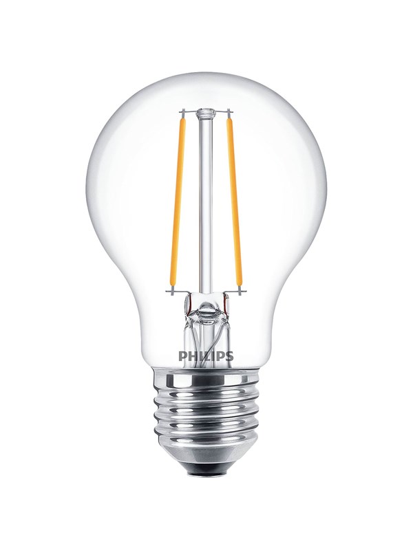Philips LED-lyspære Classic Standard 2.2W/827 (25W) Clear E27