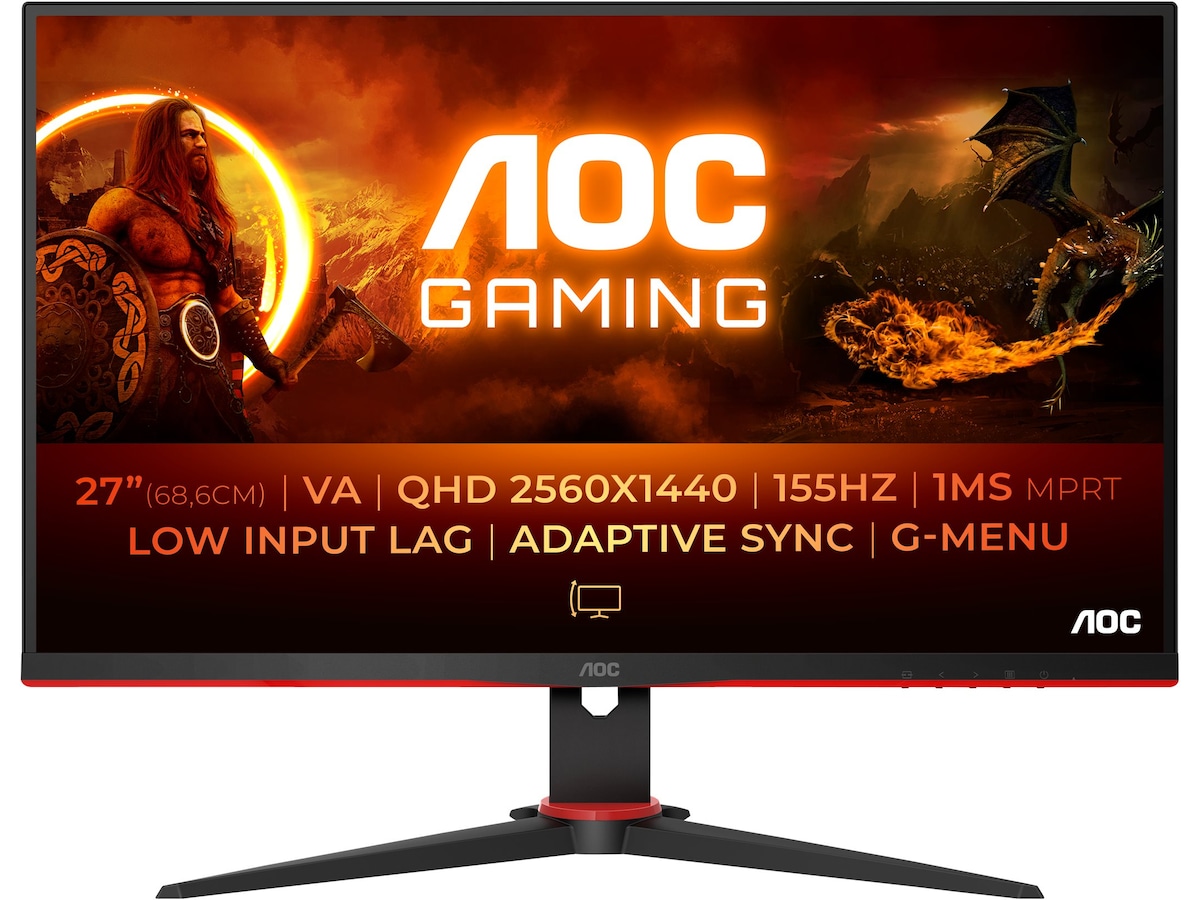 AOC 27" gamingskjerm Q27G2E/BK