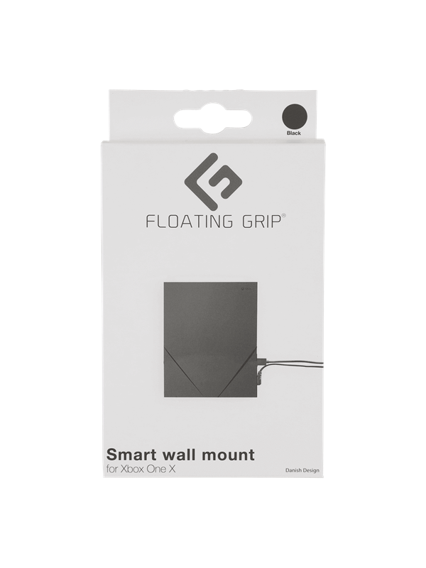 Floating Grip Xbox One X wall mount - Black - Max 10 kg - recommended for
