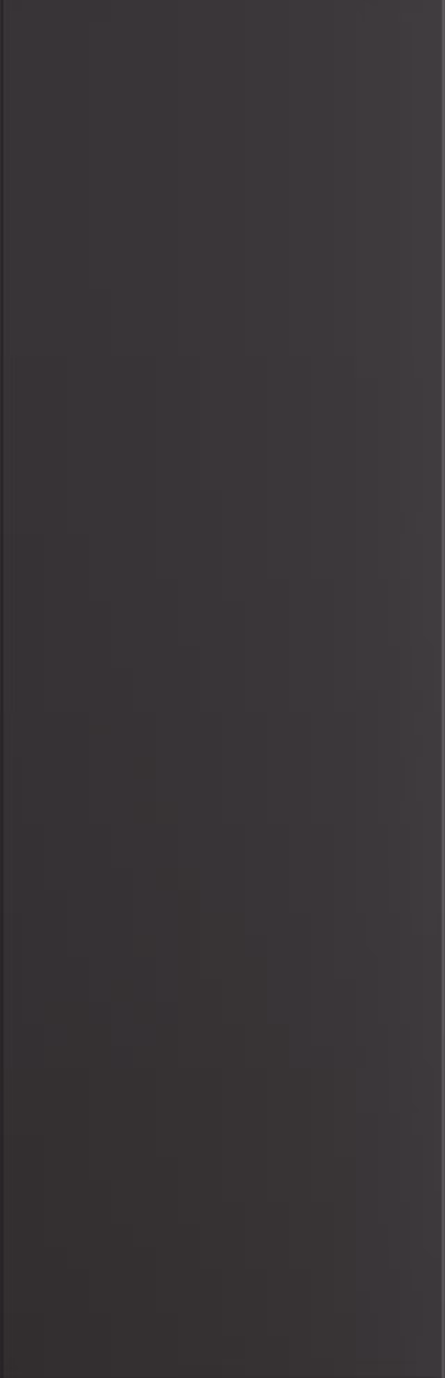 Epoq Core kjøkkenskapdør 30x92 (Midnight)