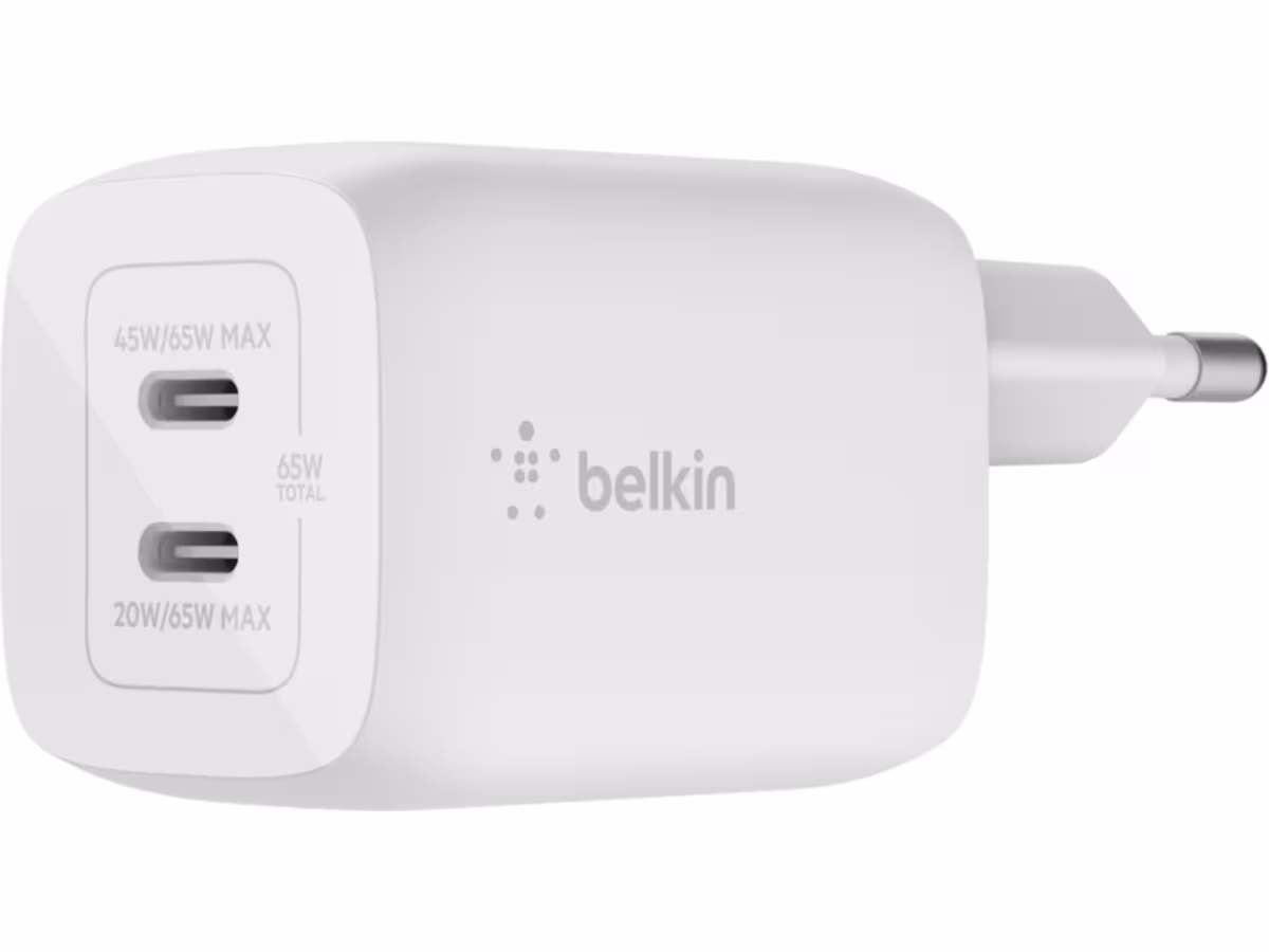Belkin BOOST CHARGE 65W Vegglader (hvit)