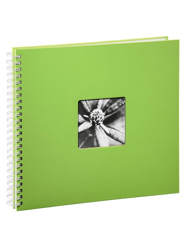 Hama "Fine Art" Spiral Album 36 x 32 cm 50 White Pages kiwi