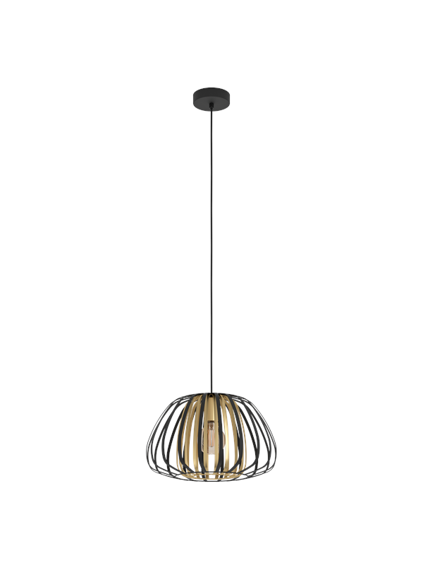 EGLO ENCINITOS pendant light black/gold