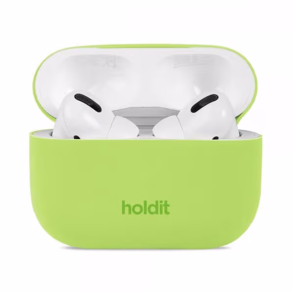 holdit AirPods Pro/AirPods Pro 2 Deksel Silikon Acid Green