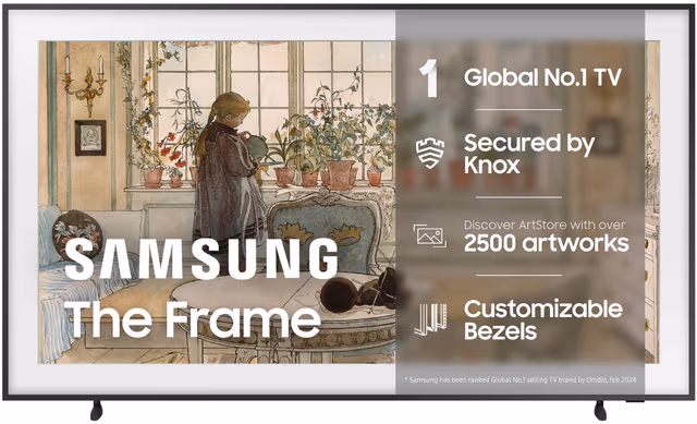Samsung 75” The Frame 4K QLED Smart TV (2024)