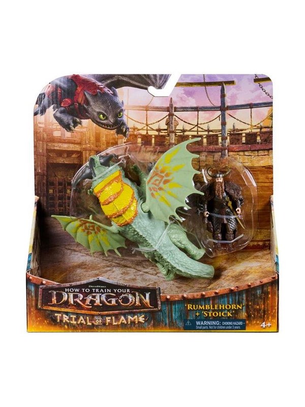 Dragons Viking &amp; Dragon-Rumblehorn &amp; Stoick