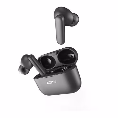 Aukey True Wireless Earbuds EP-M1 Bluetooth, i øret, mikrofon, støyreduksjon, svart