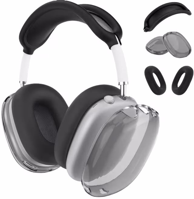 Beskyttelsesetui til AirPods Max-hodetelefoner Sort