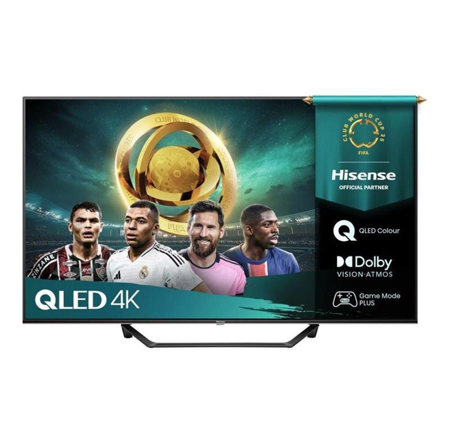 Hisense 43" Flatskjerm-TV LED 4K 43A7Q sw QLED-TV UHD Multituner BT Smart Dolby Vision HDR10+