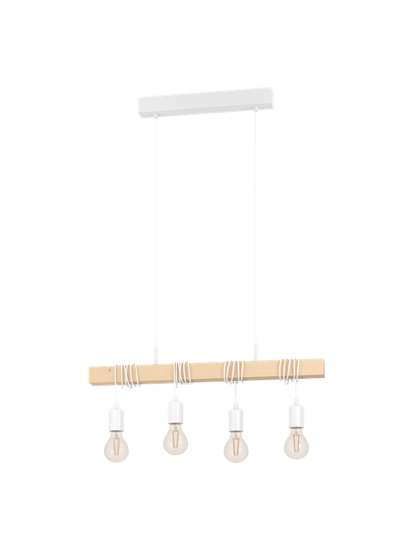 EGLO TOWNSHEND long table pendant white/brown