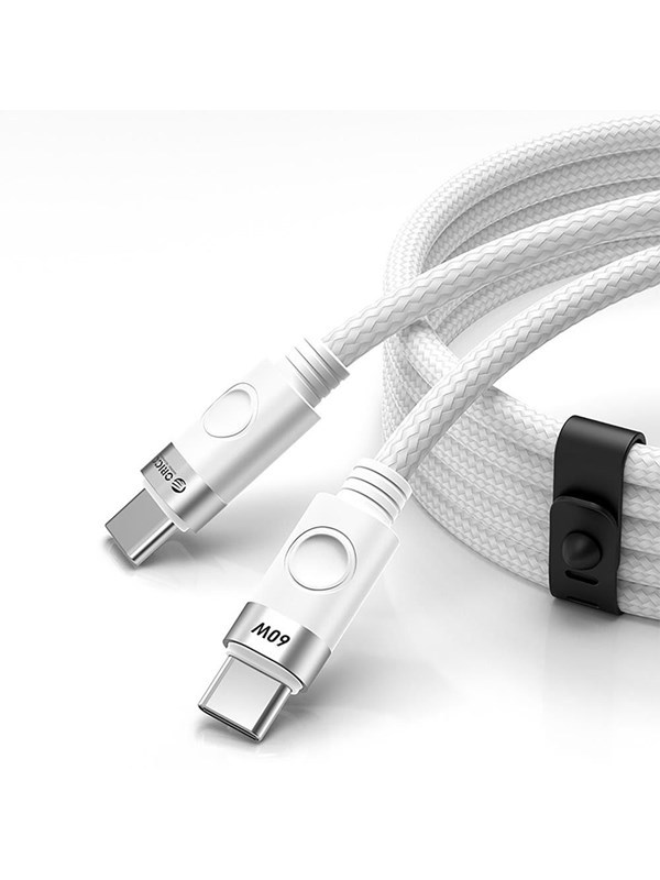 ORICO CDX 60W 3A Power Delivery USB-C - USB-C 1m Cable - White