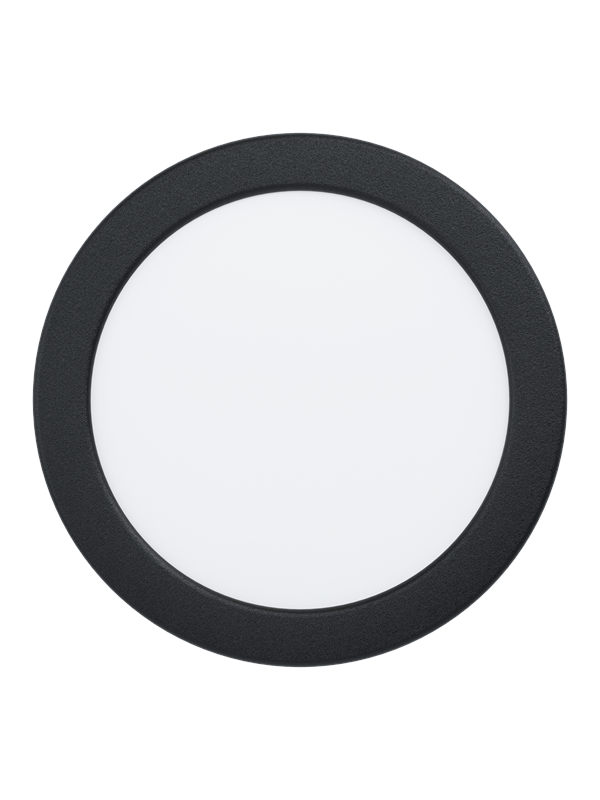 EGLO FUEVA 5 recessed spot Ø166 mm 3000K IP44 black