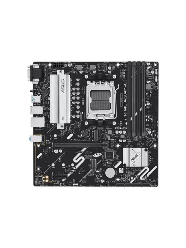 ASUS PRIME A620AM-A-CSM Hovedkort - AMD A620A - AMD AM5 socket - DDR5 RAM - Micro-ATX