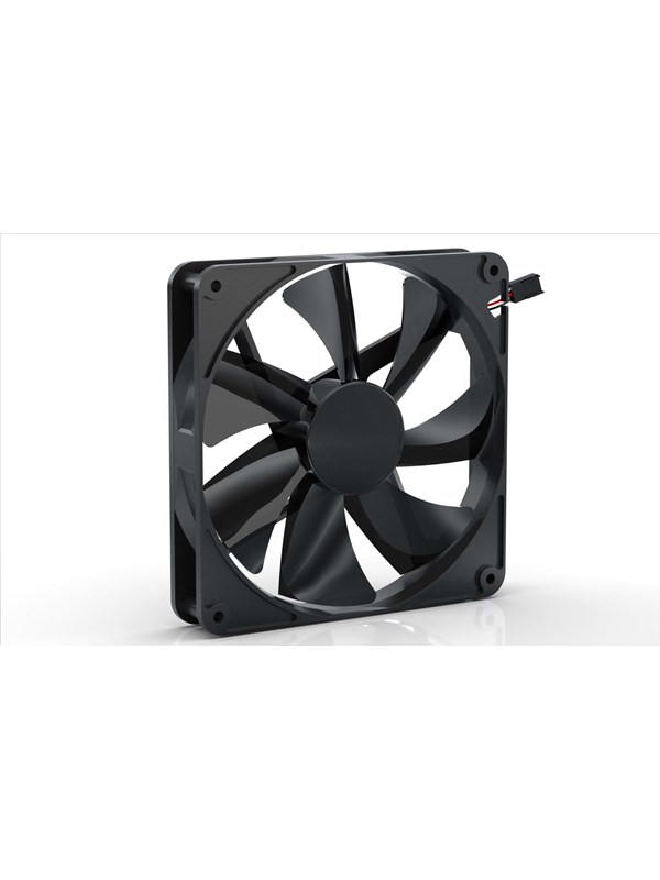 Blacknoise BlackSilent Pro PK-1 - Kabinettvifte - 140mm - Svart - 9 dBA