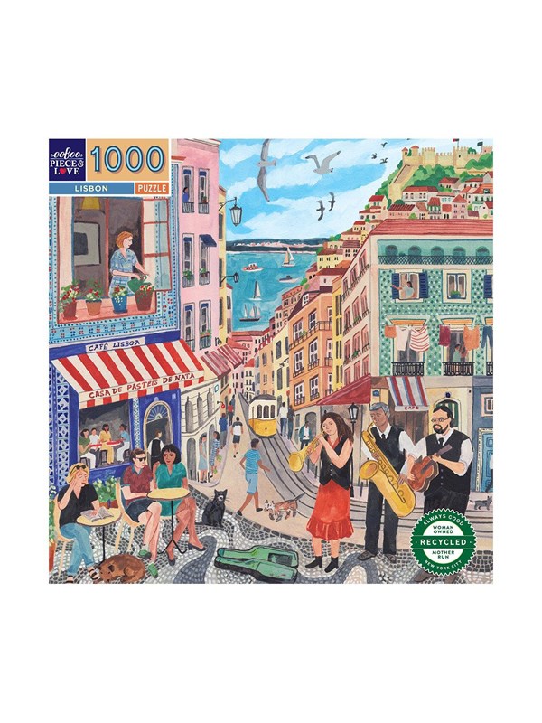 eeBoo Puzzle 1000 pcs - Lisbon