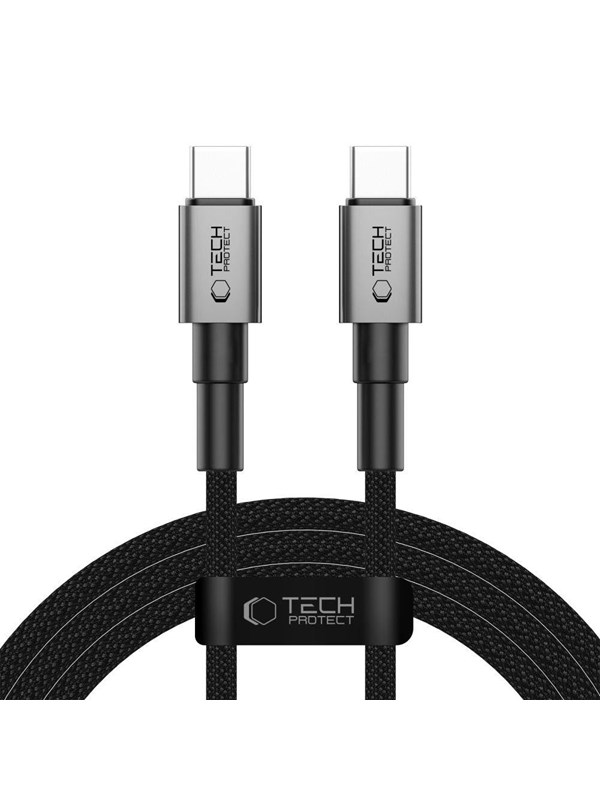 Tech-Protect  UltraBoost DNA USB-C PD60W/3A 100 cm Cable - Grey