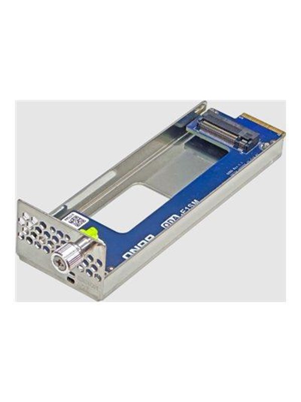 QNAP - storage bay adapter - E1.S tray with M.2 2280 adapter v2 - M.2 Card - EDSFF E1.S