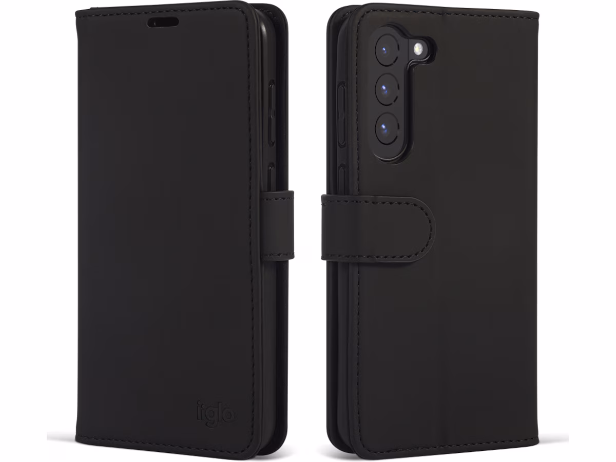 iiglo Galaxy S23+ Lommebokdeksel (sort)