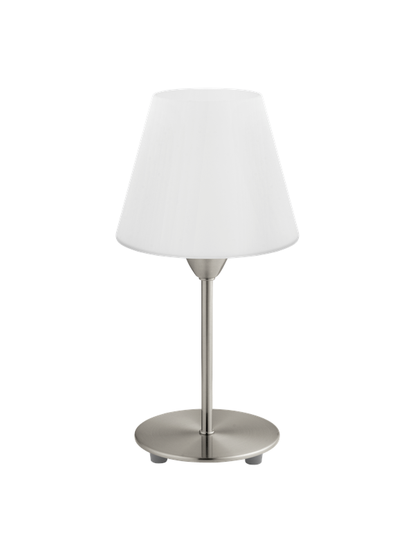 EGLO DAMASCO 1 table lamp white/brushed steel