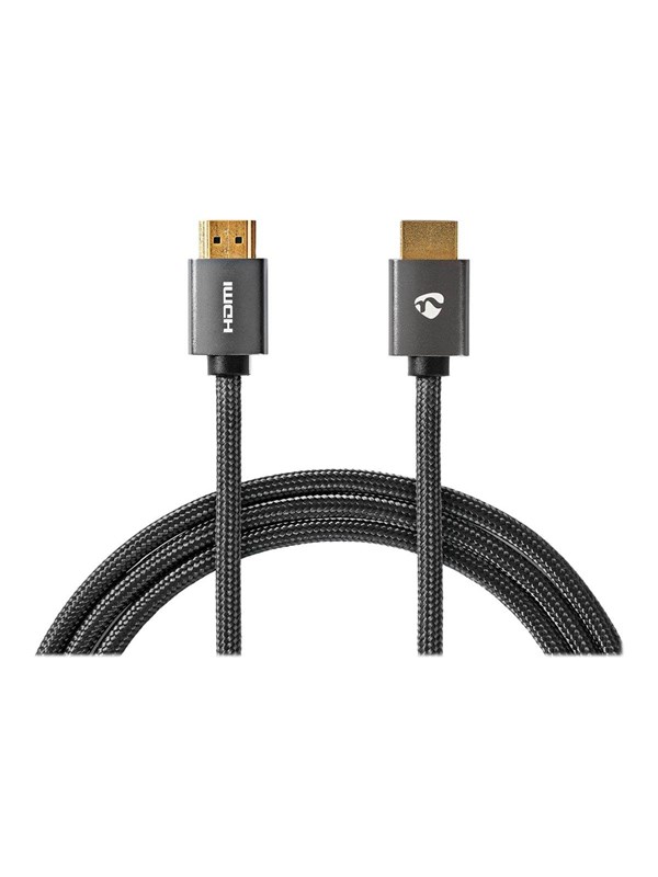 Nedis HDMI cable with Ethernet - 2 m