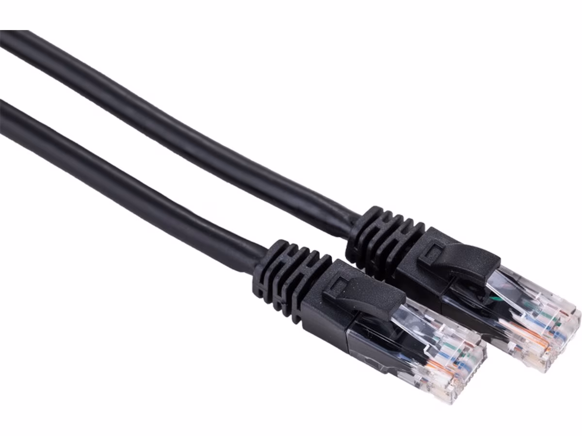 Nettverkskabel Cat6 sort 2m