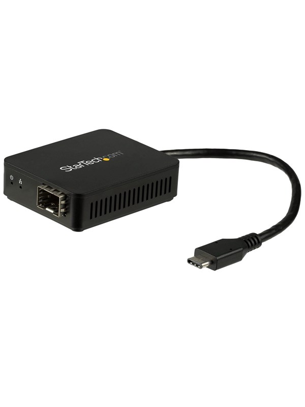 StarTech.com US1GC30SFP USB-C to Fiber Optic Converter - Open SFP