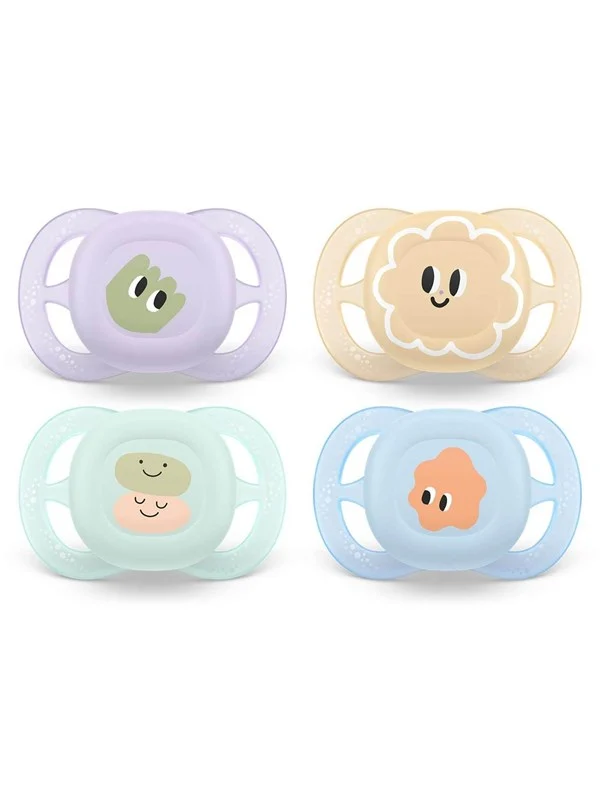 Philips Avent Soother ultra start SCF075/06 2pk - assorted