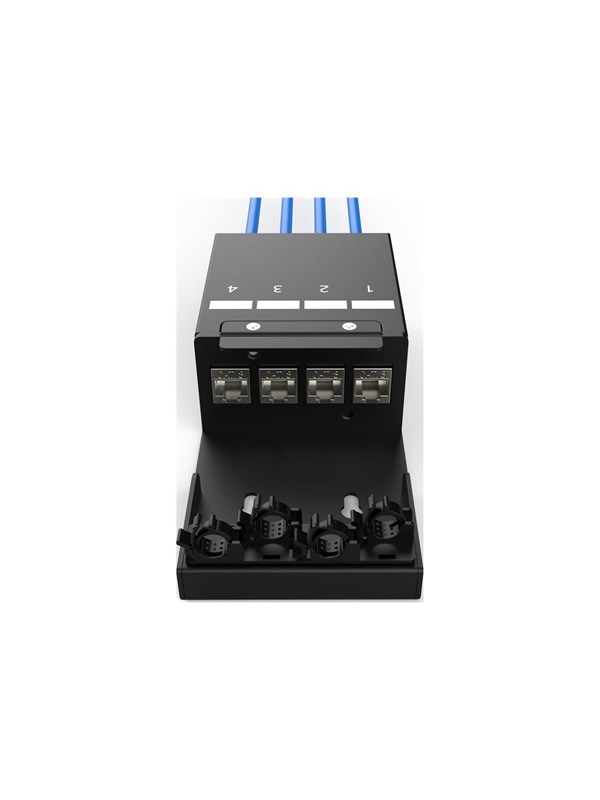 DIGITUS consolidation point box - keystone modules with intelligent cable manager