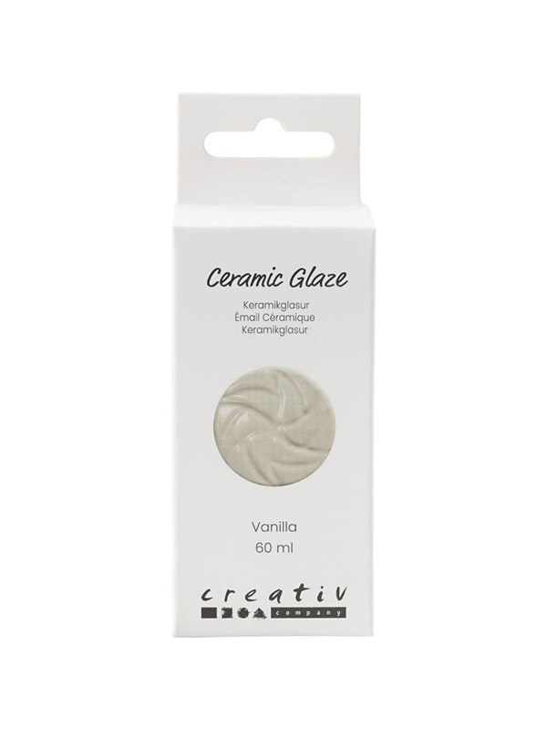Creativ Company - Ceramic Glaze 984-1101 C Opaque Vanilla - 60ml