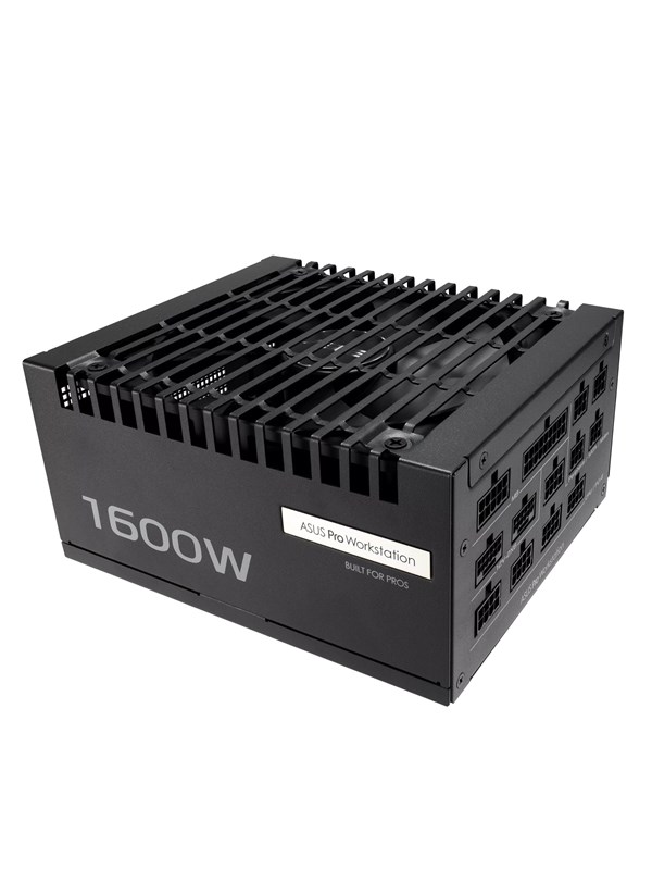 ASUS Pro WS 1600 Strømforsyning (PSU) - 1600 Watt - ATX 3.1 - 80 Plus Platinum sertifisert