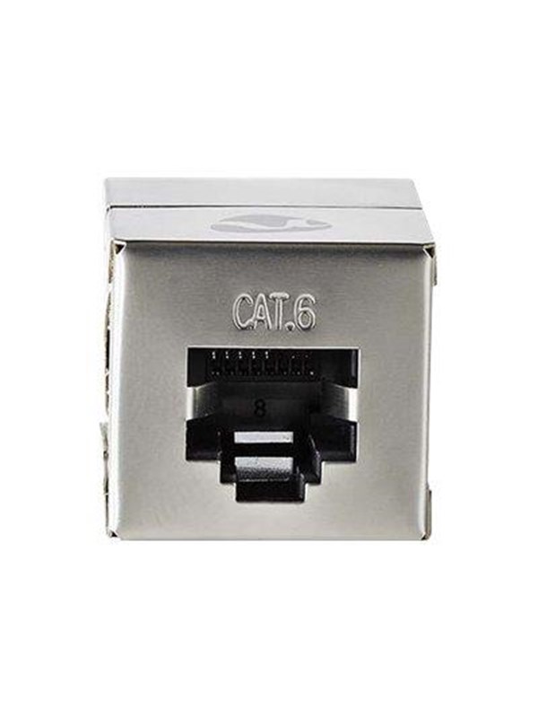 Nedis network coupler - metal - Sølv