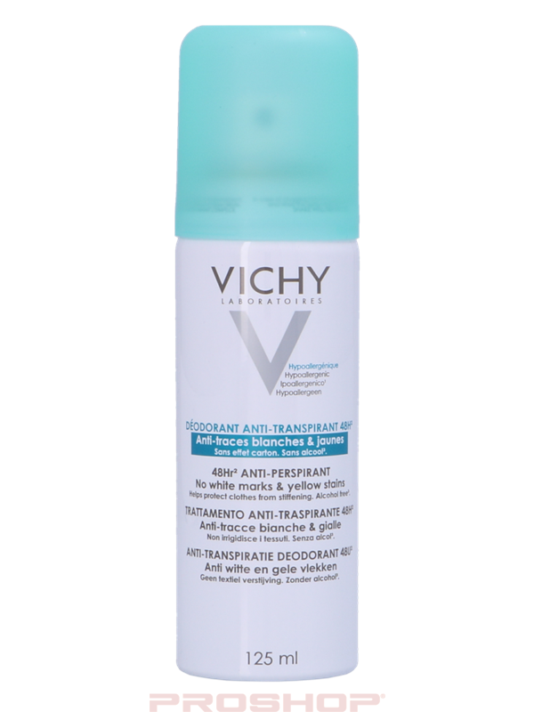 Vichy 48H Anti-Transpirant Anti-Traces Deo Spray - 125 ml