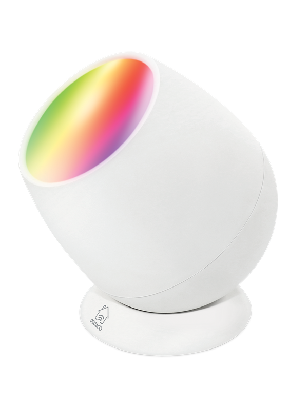 Deltaco Smart RGB-oppvåkningslampe, USB-C